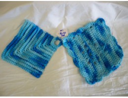 Dishcloth/Potholder Sets in a Variety of Color Choices