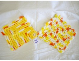 Dishcloth/Potholder Sets in a Variety of Color Choices