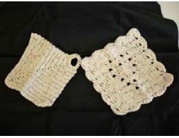 Dishcloth/Potholder Sets in a Variety of Color Choices