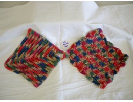 Dishcloth/Potholder Sets in a Variety of Color Choices