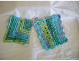 Dishcloth/Potholder Sets in a Variety of Color Choices