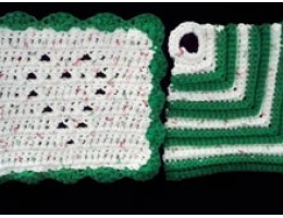 Dishcloth/Potholder Sets in a Variety of Color Choices