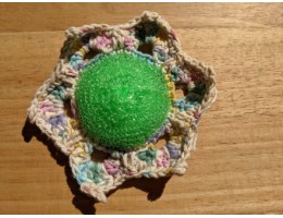 Flower Dish Scrubber