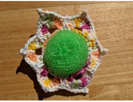 Flower Dish Scrubber