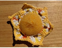 Flower Dish Scrubber