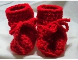 Newborn Crocheted Booties