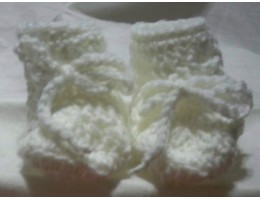 Newborn Crocheted Booties