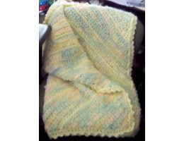 Fuzzy Soft Crocheted Baby Blanket