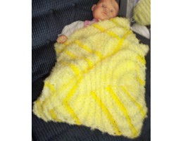 Fuzzy Soft Crocheted Baby Blanket