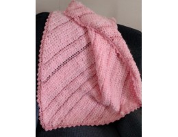 Fuzzy Soft Crocheted Baby Blanket