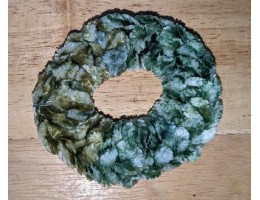 Scrunchies, hand-crocheted