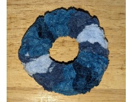 Scrunchies, hand-crocheted