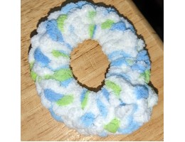 Scrunchies, hand-crocheted