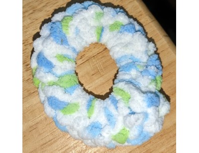 Scrunchies, hand-crocheted