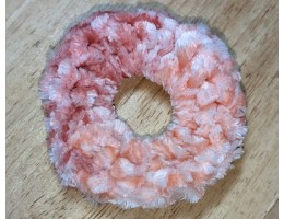 Scrunchies, hand-crocheted