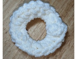 Scrunchies, hand-crocheted