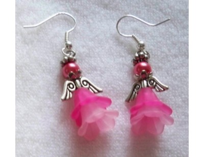 Flower Angel Earrings