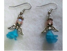 Flower Angel Earrings