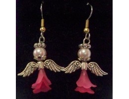 Flower Angel Earrings