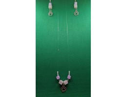 Lucky Dog necklace and earrings set