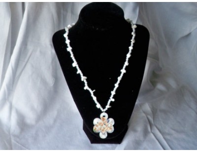 Howlite necklace