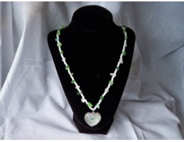 Green Dyed Agate necklace