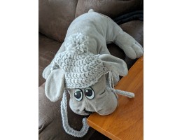 Crocheted Dog Hat for Small Dog