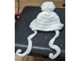 Crocheted Dog Hat for Small Dog