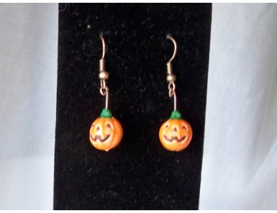 Jack O'Lantern earrings