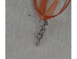 Halloween Charm Ribbon Necklace