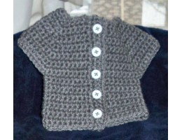 Crocheted Sweater for 18-inch doll