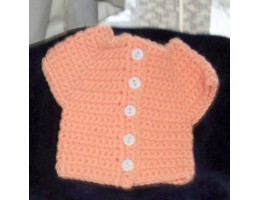 Crocheted Sweater for 18-inch doll