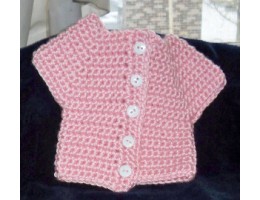 Crocheted Sweater for 18-inch doll