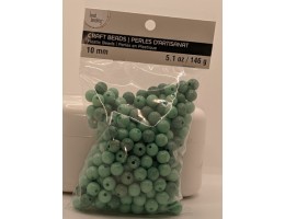 Craft Bead, Plastic, 10mm - Turquoise