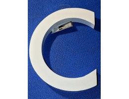 Wood Letter, MDF, 5.5 inches - "C"