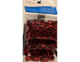Sequins, Multi Size - Red