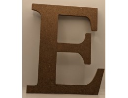 Greek Fiberboard Letter, "E"