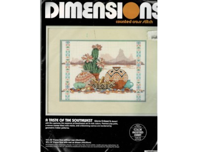 A Taste of the Southwest vintage counted cross stitch kit A Taste of the Southwest vintage counted cross stitch kit