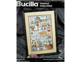 Cats, Cats, Cats vintage counted cross stitch kit Cats, Cats, Cats vintage counted cross stitch kit