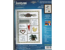 Bath Sampler vintage counted cross stitch kit Bath Sampler vintage counted cross stitch kit