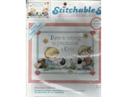 Precious Children cross stitch kit with frame Precious Children cross stitch kit with frame