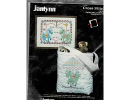 Carousel Birth Sampler counted cross stitch kit Carousel Birth Sampler counted cross stitch kit