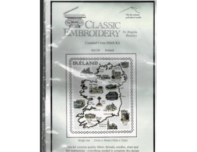 Ireland counted cross stitch kit Ireland counted cross stitch kit
