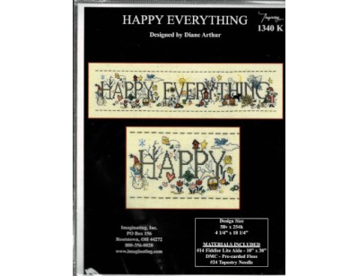 Happy Everything counted cross stitch kit Happy Everything counted cross stitch kit