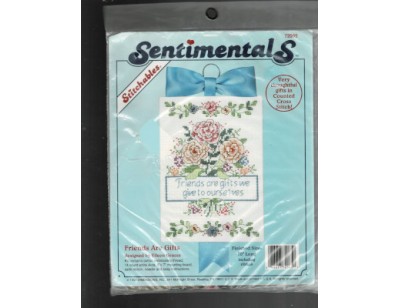 Friends are Gifts counted cross stitch kit Friends are Gifts counted cross stitch kit
