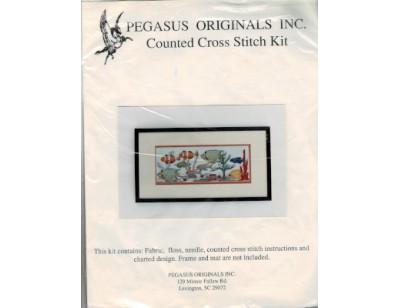 Aquarium Parade Counted Cross Stitch Kit – Rare Design
