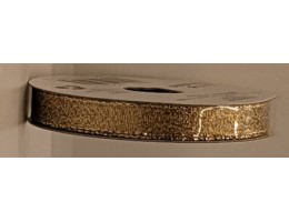 Ribbon, 3/8 inch - Gold Weave