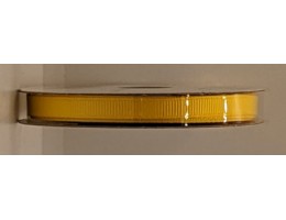 Ribbon, Grosgrain 1/4 inch wide - Yellow